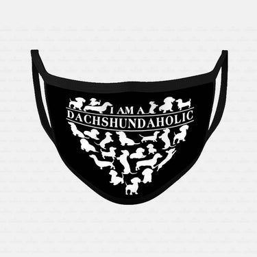 Dog Gift Idea - I Am A Dachshundaholic For Dog Lovers - Cloth Mask